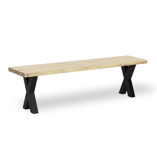 Ibagué Natural Straight Edge Bench