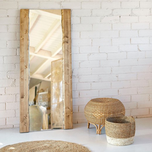 Specchio rustico in legno massello - Eto
