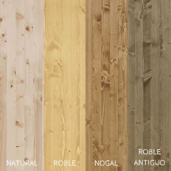 BLENOM Estantería flotante de madera maciza sostenible de pared c/Irregular  Paima 110x23x3cm Roble