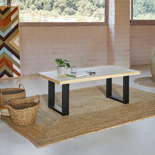 Sánha Natural Table with Irregular Edge
