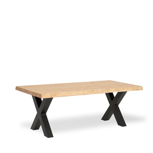 Yurutí Oak Table with Irregular Edge