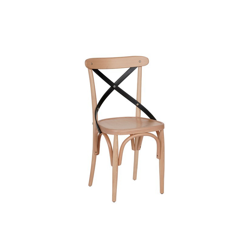 Stuhl, Hocker und Bank aus natürlichem Massivholz. — Blenom