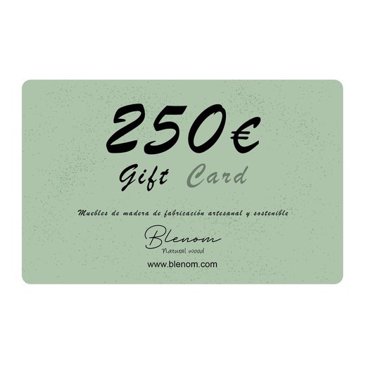 Cartão Presente € 250