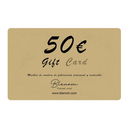 Cartão Presente € 50