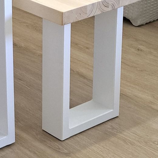 Inga Walnut Bench with Beveled Edge