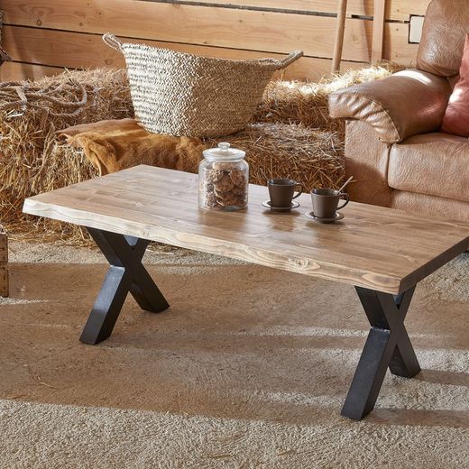 Hiwi Walnut Straight Edge Table