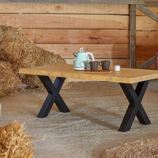 Hiwi Oak Straight Edge Table