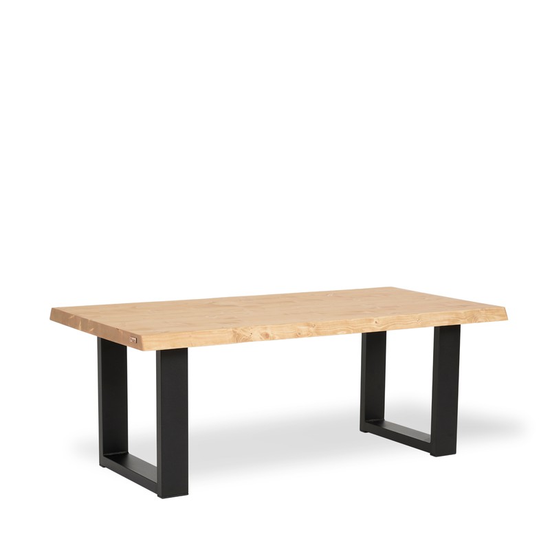 mesa de centro Dovio roble antiguo de Canto Recto: 100x60x45cm QM
