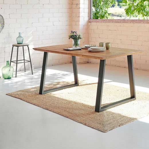 Misak Walnut Table with Beveled Edge